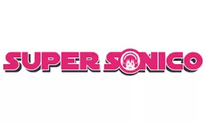 Super Sonico figurine logo