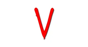 V produse logo