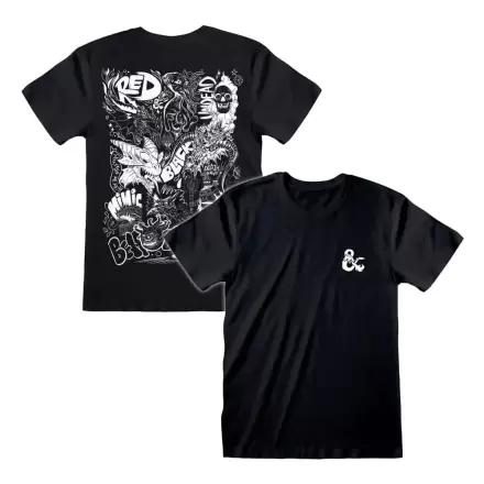 Dungeons & Dragons Tricou Doodle poza produsului