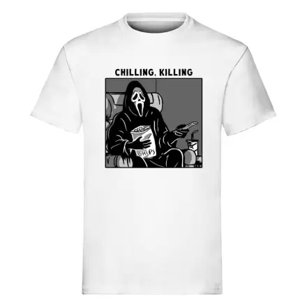 Scream tricou Ghost Face Chilling, Killing poza produsului