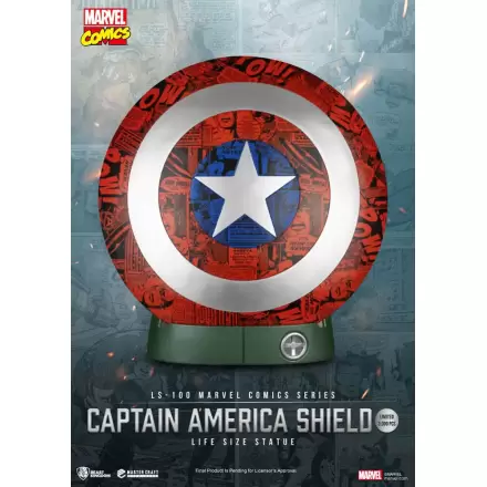 Marvel Comics PVC Captain America Shield Statuie Mărime Naturală 64 cm poza produsului
