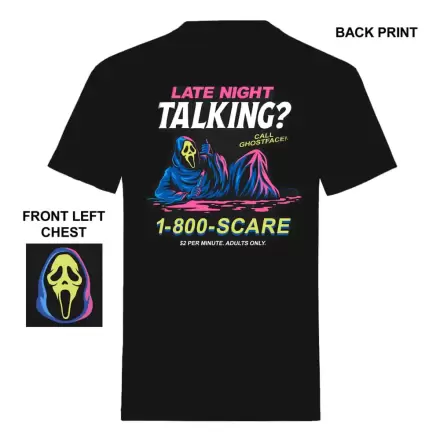 Scream Tricou Ghost Face Late Night Talking poza produsului