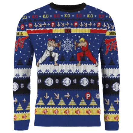 Street Fighter Christmas Sweater Ryu si Ken poza produsului