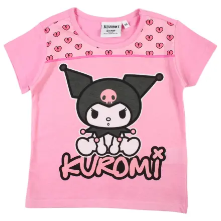 Hello Kitty Kuromi Roz copii Tricou cu mânecă scurtă, top poza produsului