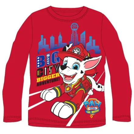 Paw Patrol The Movie Big City Red Kids tricou cu maneca lunga, Top poza produsului
