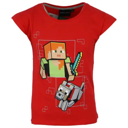 Minecraft Red Kids Tricou cu maneca scurta poza produsului