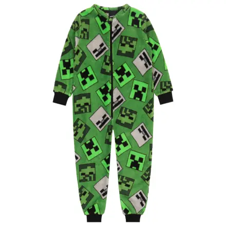 Minecraft Emerald Pijama lunga pentru copii, completa poza produsului