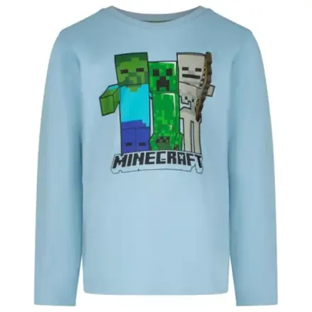 Minecraft Trio Blue Kids' T-shirt cu maneca lunga, Top poza produsului