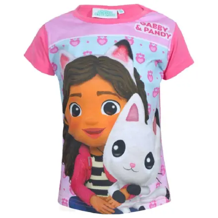 Gabby's Dollhouse Pandy Pink Kids tricou cu mânecă scurtă poza produsului