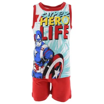 Avengers Hero Life Red Kids Short Pijama scurtă poza produsului