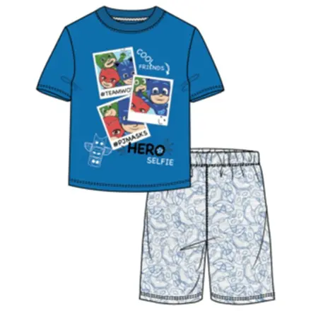 PJ Masks Hero Selfie Kids Scurte Pijamale poza produsului