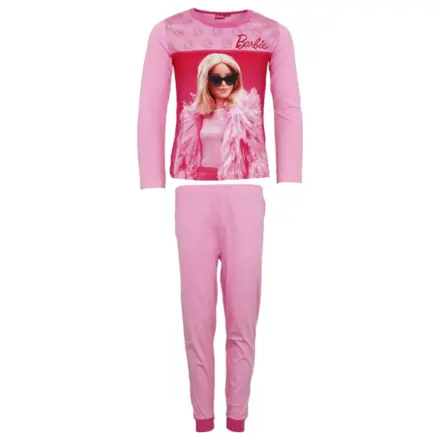 Pijama lunga Barbie Eleganta Roz Deschis pentru copii poza produsului