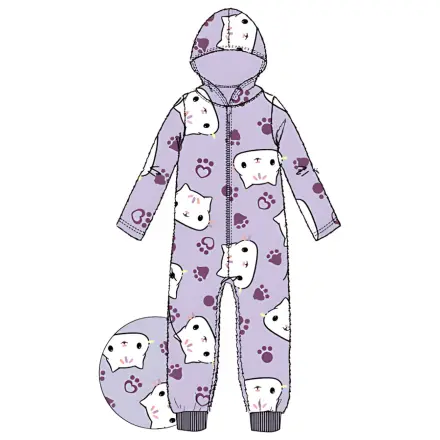 Gabi's Dollhouse Gabby Cat Kids Long Pyjamas, Onesie poza produsului