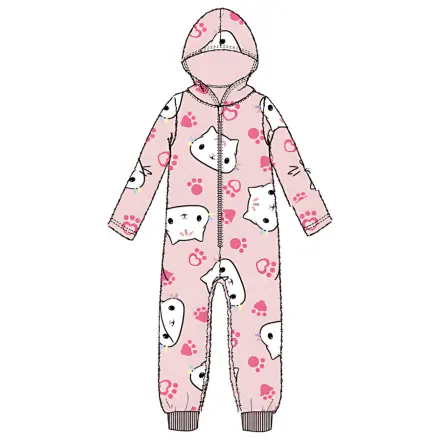 Gabi's Dollhouse Cat Pink Kids Long Pajamas, Onesie poza produsului