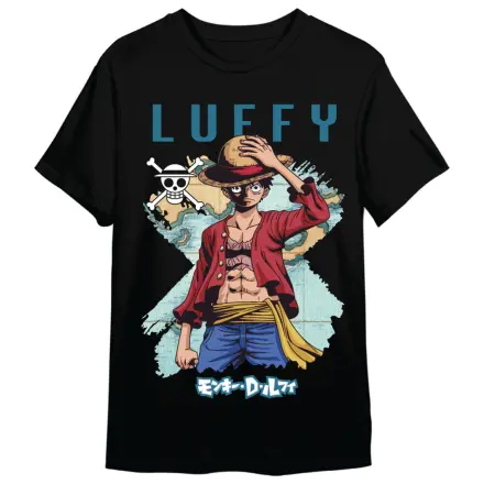 One Piece Monkey D. Luffy hartă tricou pentru adulți poza produsului