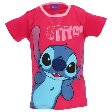 Stitch Surprised Pink tricou pentru copii cu mânecă scurtă, top poza produsului