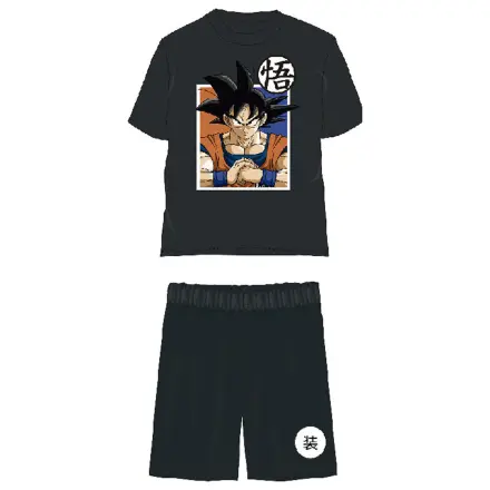 Dragon Ball Saiyan Black pijamale scurte pentru copii poza produsului