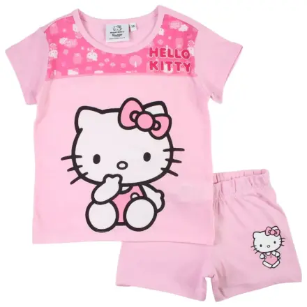 Hello Kitty Cutie Light Pink Kids Pijamale Scurte poza produsului