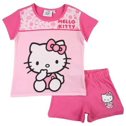 Hello Kitty Cutie Pink pijamale scurte pentru copii poza produsului