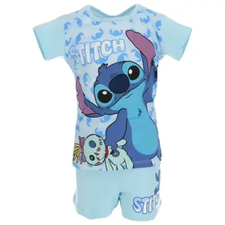 Stitch Scrump Blue pijamale scurte pentru copii poza produsului