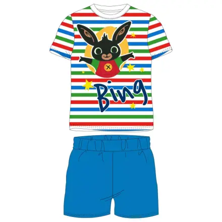 Bing Striped Blue Kids pijama scurtă poza produsului