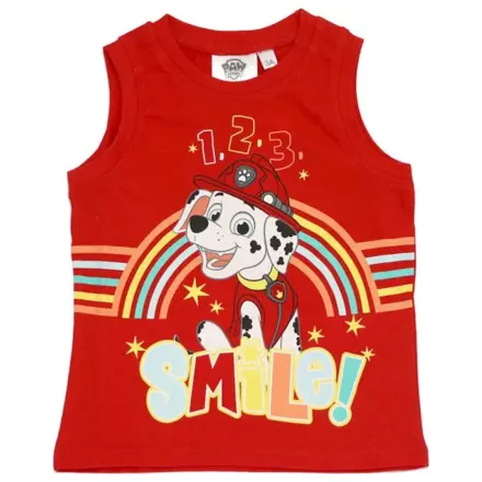 Paw Patrol Smile Red Kids Bluza Tricou cu Maneca Scurta poza produsului
