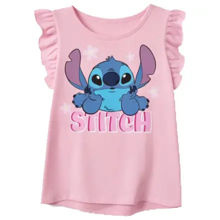 Stitch Tiny Smile Light Pink tricou pentru copii cu mânecă scurtă poza produsului