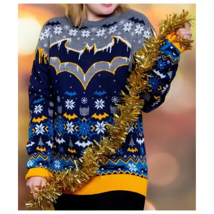 Pulover de Crăciun Batman Frosty poza produsului