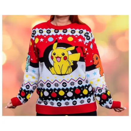 Pulover de Crăciun Pokémon poza produsului