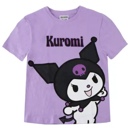 Hello Kitty Kuromi Purple tricou cu mânecă scurtă pentru copii, top poza produsului