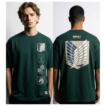 Tricou Oversize Attack on Titan Logo poza produsului