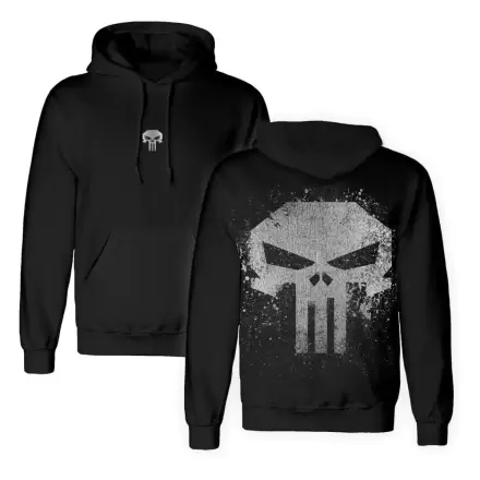 Hanorac Punisher cu Glugă Skull cu Metallic Ink termékfotója