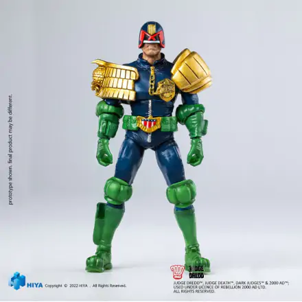 2000 AD Figurina mini de acțiune Exquisite 1/18 Judge Dredd Gaze Into The Fist of Dredd 10 cm termékfotója