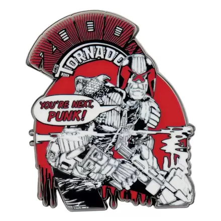 2000 AD Pin Badge Judge Dredd You're Next Punk Editie Limitata poza produsului