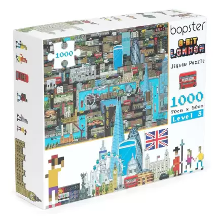 8-Bit Pixel Puzzle London Level 3 1000 piese termékfotója