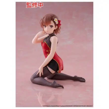 A Certain Scientific Railgun statuie din PVC Figurină drăguță de birou Mikoto Misaka Chinese Dress Ver. 13 cm poza produsului