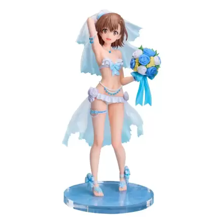 A Certain Scientific Railgun T Statuie PVC 1/7 Mikoto Misaka Wedding Swimsuit Ver. 25 cm poza produsului