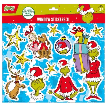 The Grinch Dr Seuss Set autocolante fereastră XL poza produsului