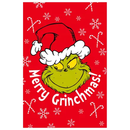 The Grinch Merry Grinchmas Patură Microflannel 100x150cm poza produsului