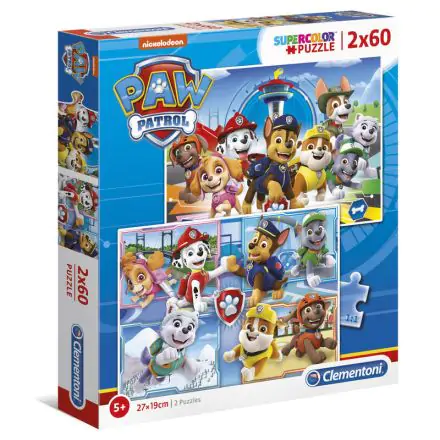 Paw Patrol puzzle 2x60 piese termékfotója