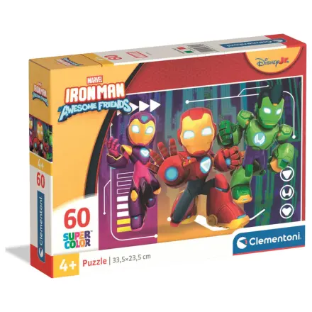 Iron Man and His Super Team Ready puzzle de 60 piese poza produsului
