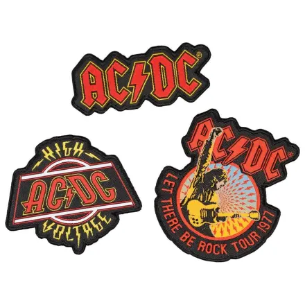 Set AC/DC de 3 patch-uri poza produsului