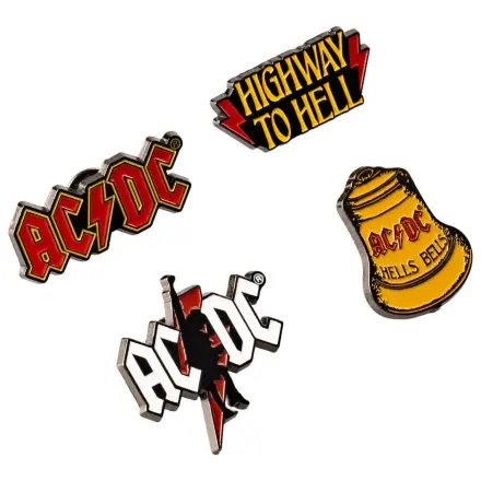 AC/DC set de 4 insigne poza produsului