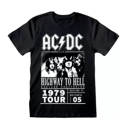 Tricou AC/DC Highway To Hell 1979 Tour Negru termékfotója