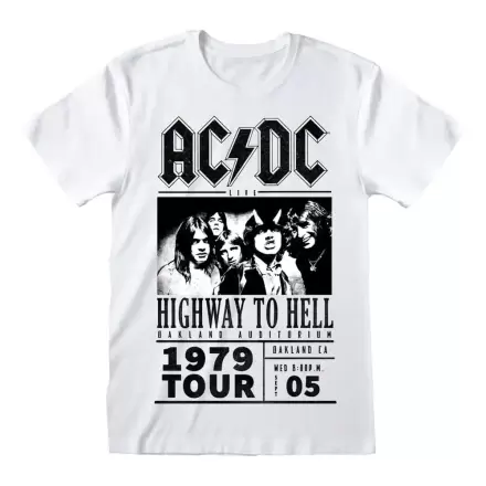 Tricou AC/DC Highway To Hell 1979 Tour White termékfotója