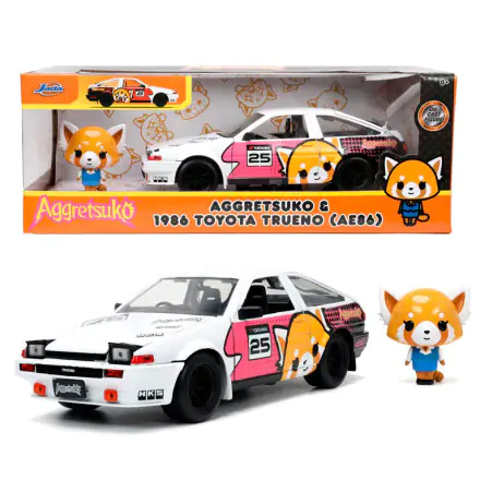Aggretsuko 1986 Toyota Trueno mașină + figurină Retsuko 1:24 poza produsului