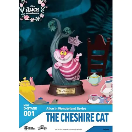 Alice in Wonderland Mini Diorama Stage Statuie PVC The Cheshire Cat 10 cm poza produsului