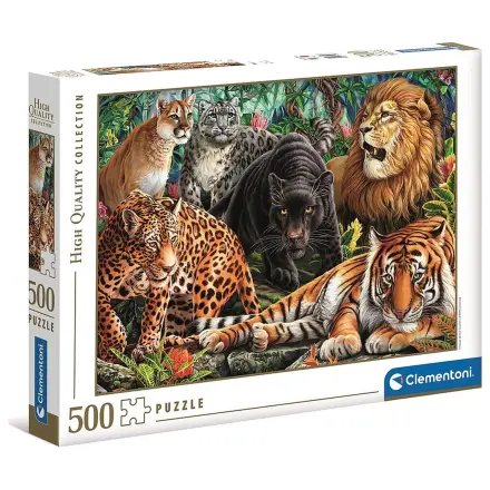 Animal Wild Cats puzzle din 500 de piese poza produsului