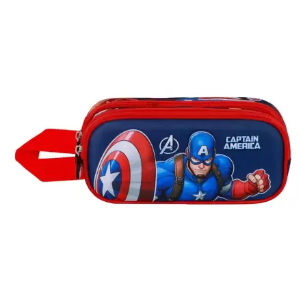 Marvel Captain America Patriot 3D etui dublu pentru creioane poza produsului
