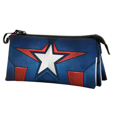 Marvel Captain America etui triplu pentru creioane termékfotója